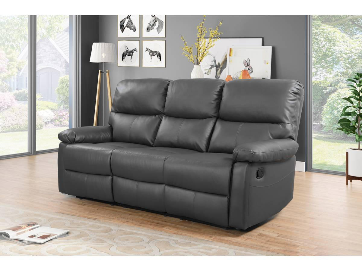 RELAXSOFA Lincoln Grau - Grau, Kunststoff (197/103/89cm) - Habitat Garten