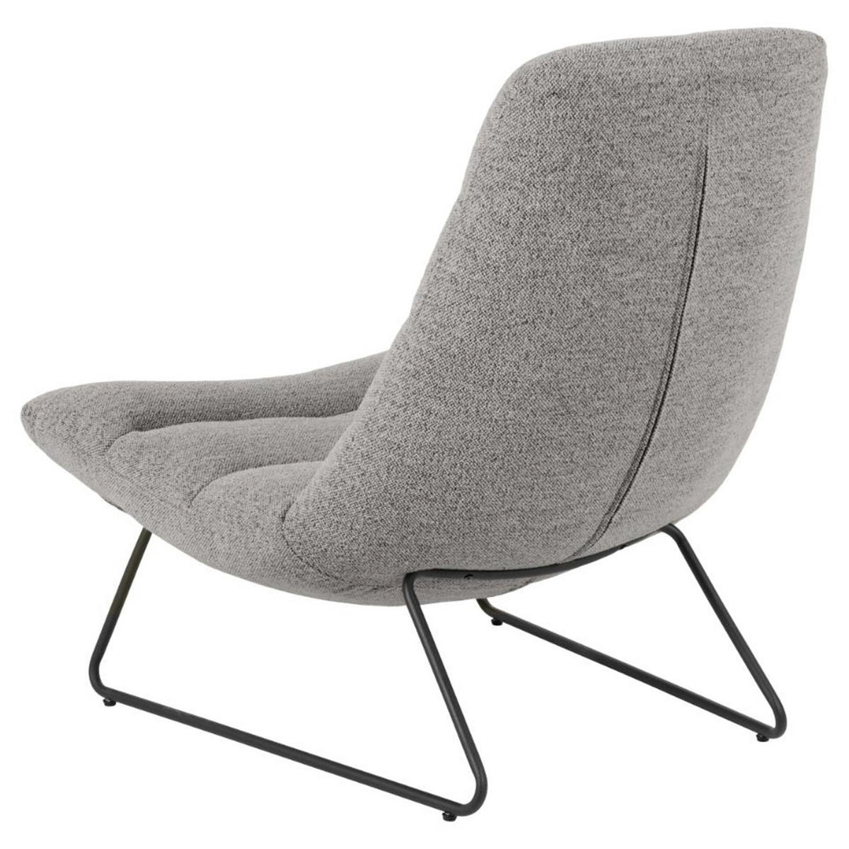 SESSEL Forgents Grau - Grau, Textil/Metall (82.5/97/93cm) - Selsey