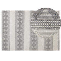 KURZFLOR-TEPPICH Bozova 200/140 cm - Beige, Textil (140/200cm) - Beliani