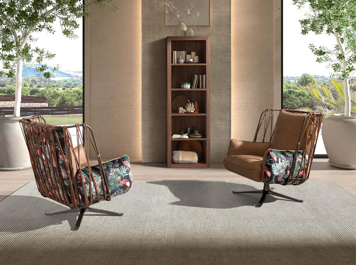 REGAL Holzregal aus Nussbaum 65/40/200 cm - Walnussfarben, Holz (65/200/40cm) - ANGEL CERDA