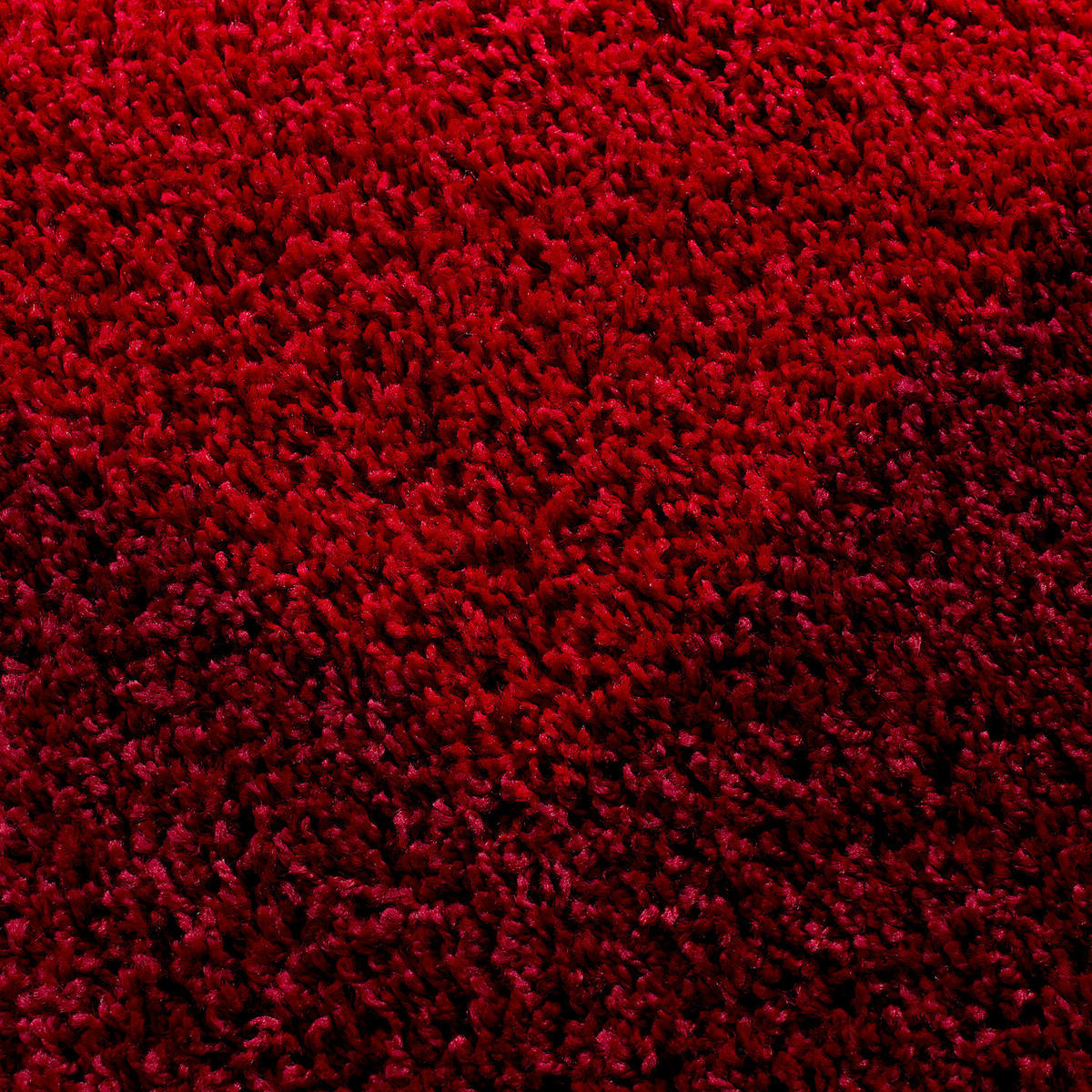 TEPPICH Hochflor einfarbig mit Bordüre Polypropylen Wohnzimmer Rot Rechteckig 200x290 - Rot, Textil (200/290cm) - KADIMA DESIGN
