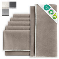 STOFFSERVIETTEN aus Baumwolle 6er-Set - Braun, Textil (45/45cm) - Miqio Design