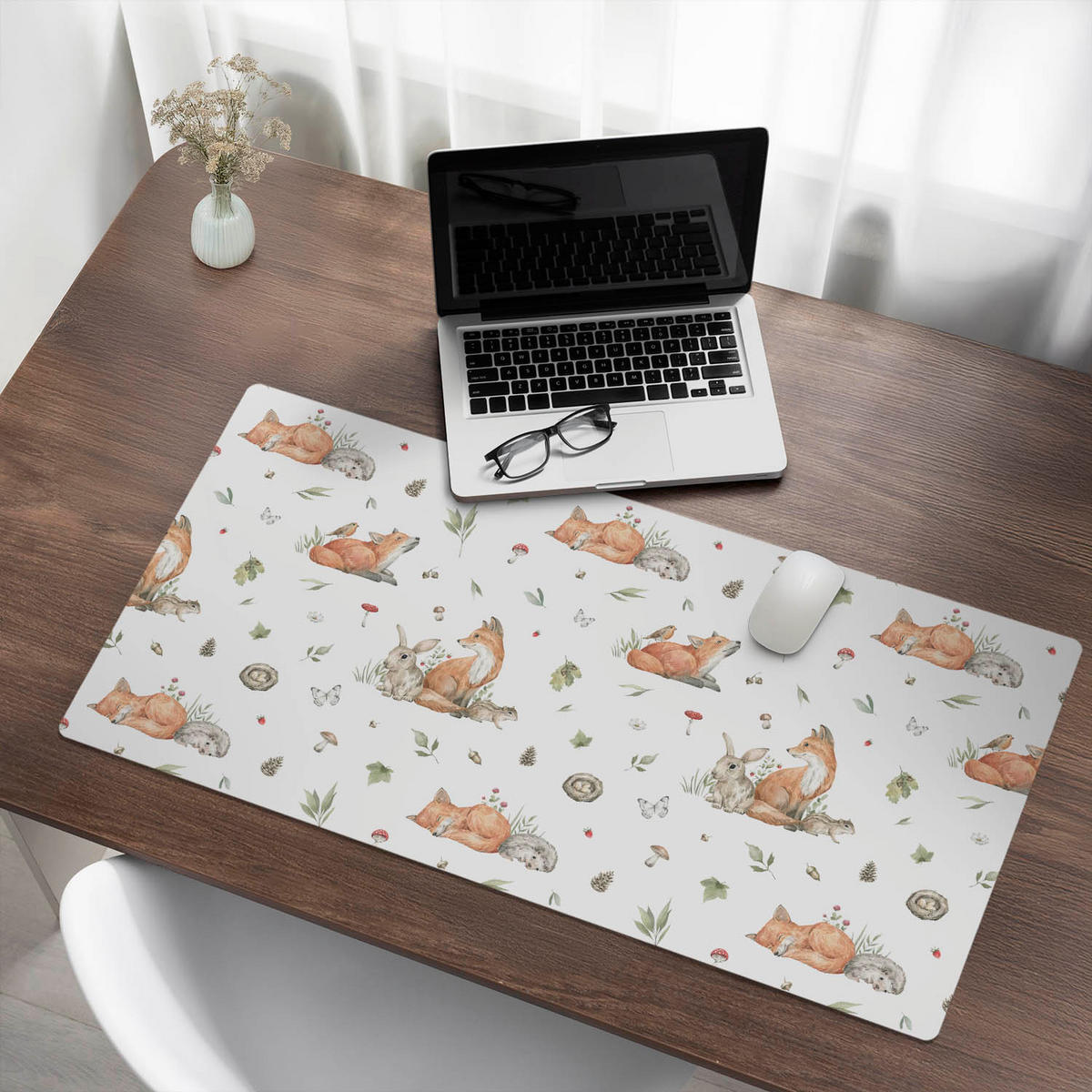 SCHREIBTISCHUNTERLAGE 100x50 cm Bunt - Beige/Orange, Kunststoff (100/50/1.6cm) - Wallfluent