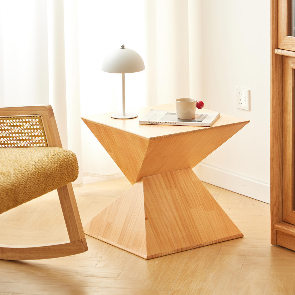 BEISTELLTISCH Rechteckig Braun 45 x 45 x 45 cm - Braun, Holz (45/45/45cm) - Nordlys
