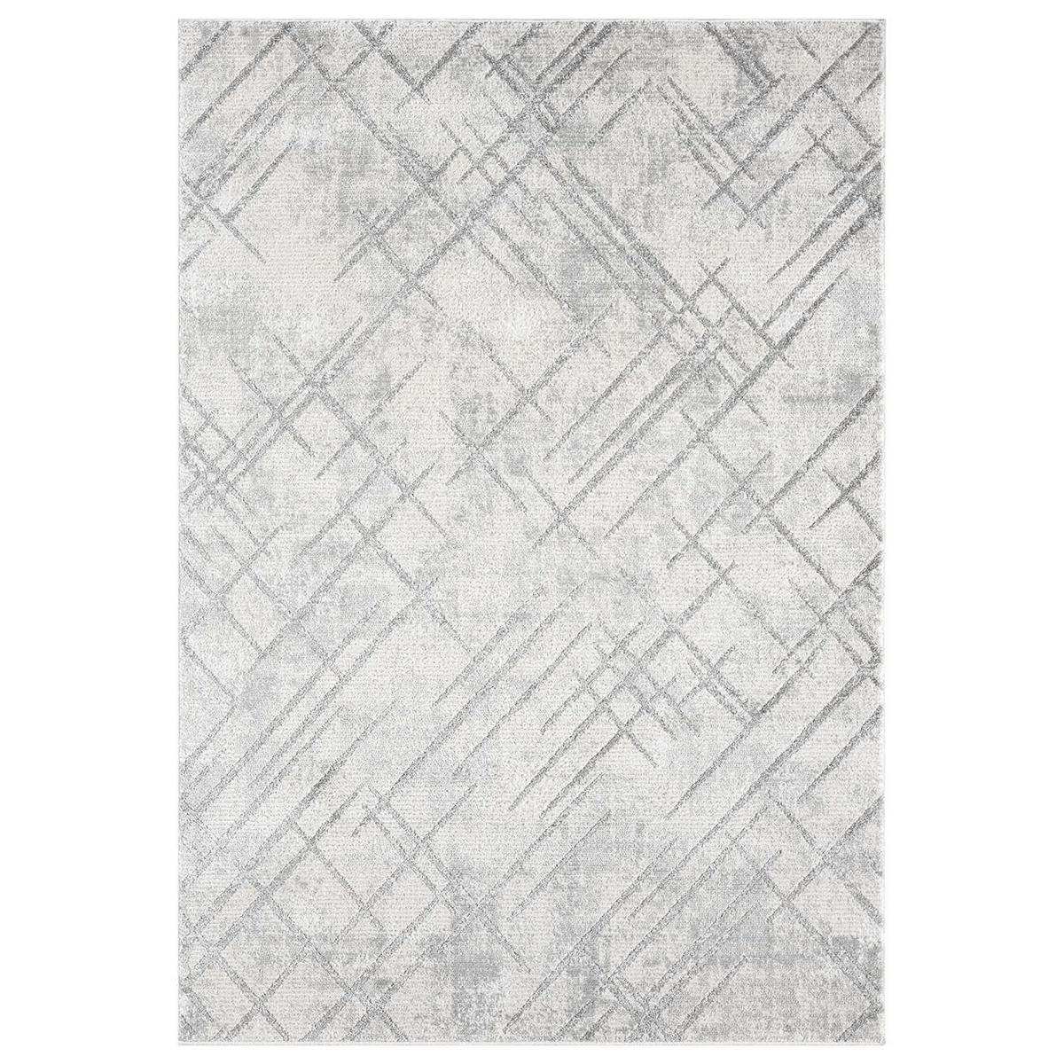 KURZFLOR-TEPPICH Antik 245 Grau 160x230 cm - Grau, Textil (160/230cm) - carpet city