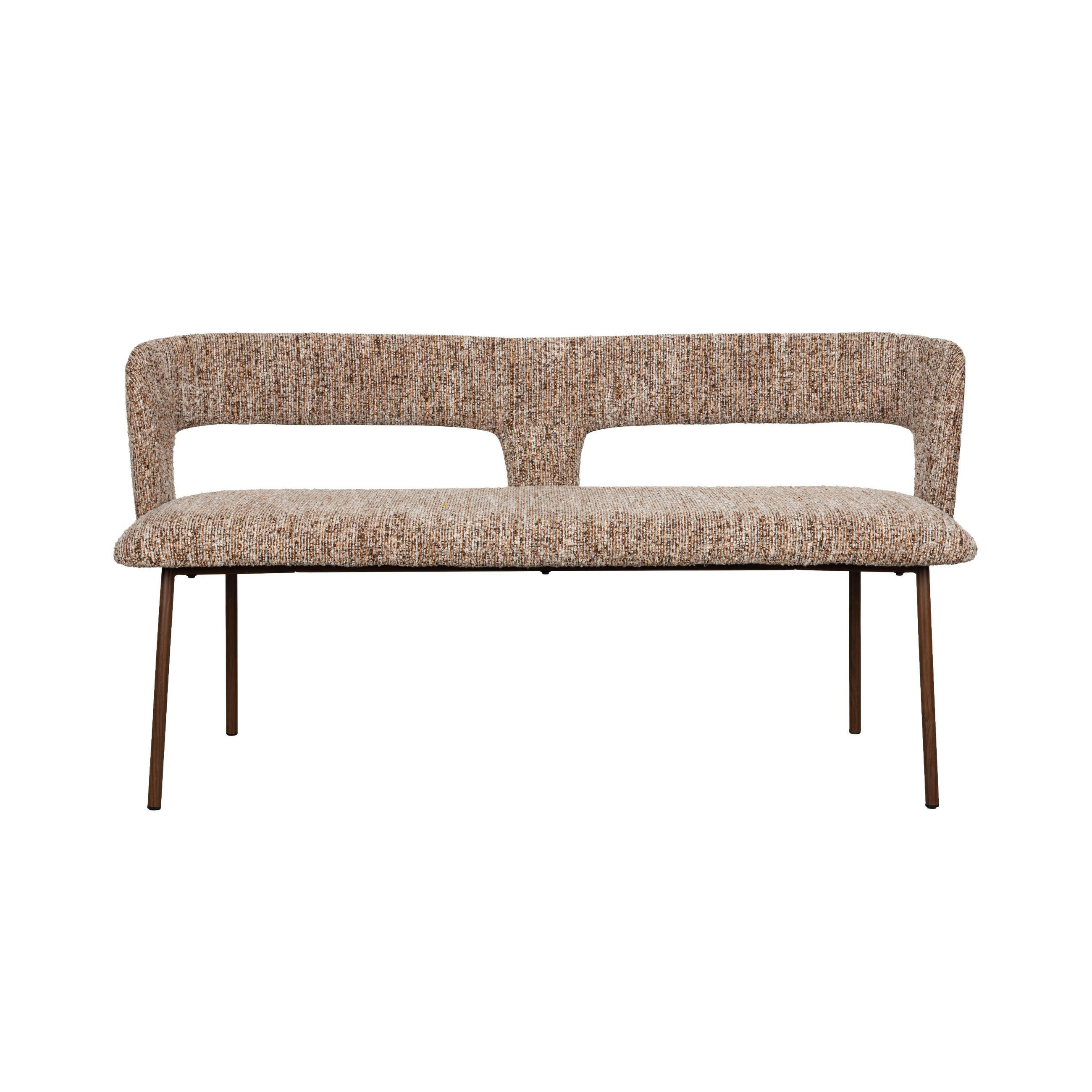 ESSZIMMERBANK Chelsea Braun - Braun, Kunststoff (148/79/51cm) - Housecraft Living