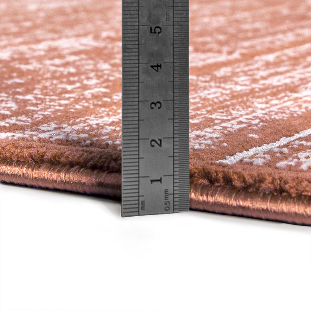 TEPPICH Alin Terracota Mazovia 120x170cm Rot Abstrakt Kurzflor - Rot, Textil (120/170cm) - Mazovia