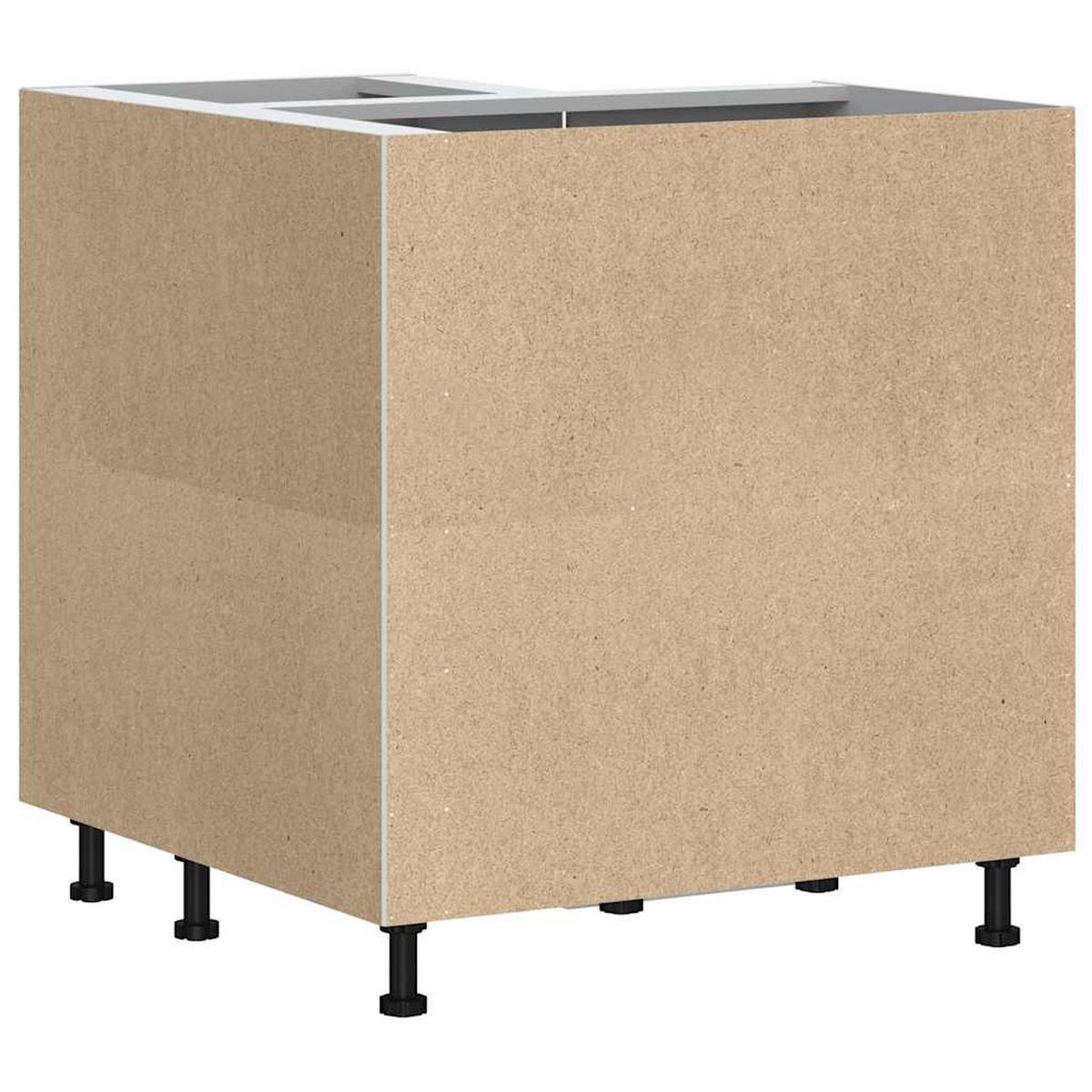 KÜCHEN-ECKUNTERSCHRANK Kalmar Weiss Holzwerkstoff - Weiß, Holzwerkstoff (75.5/81.5/75.5cm) - vidaXL