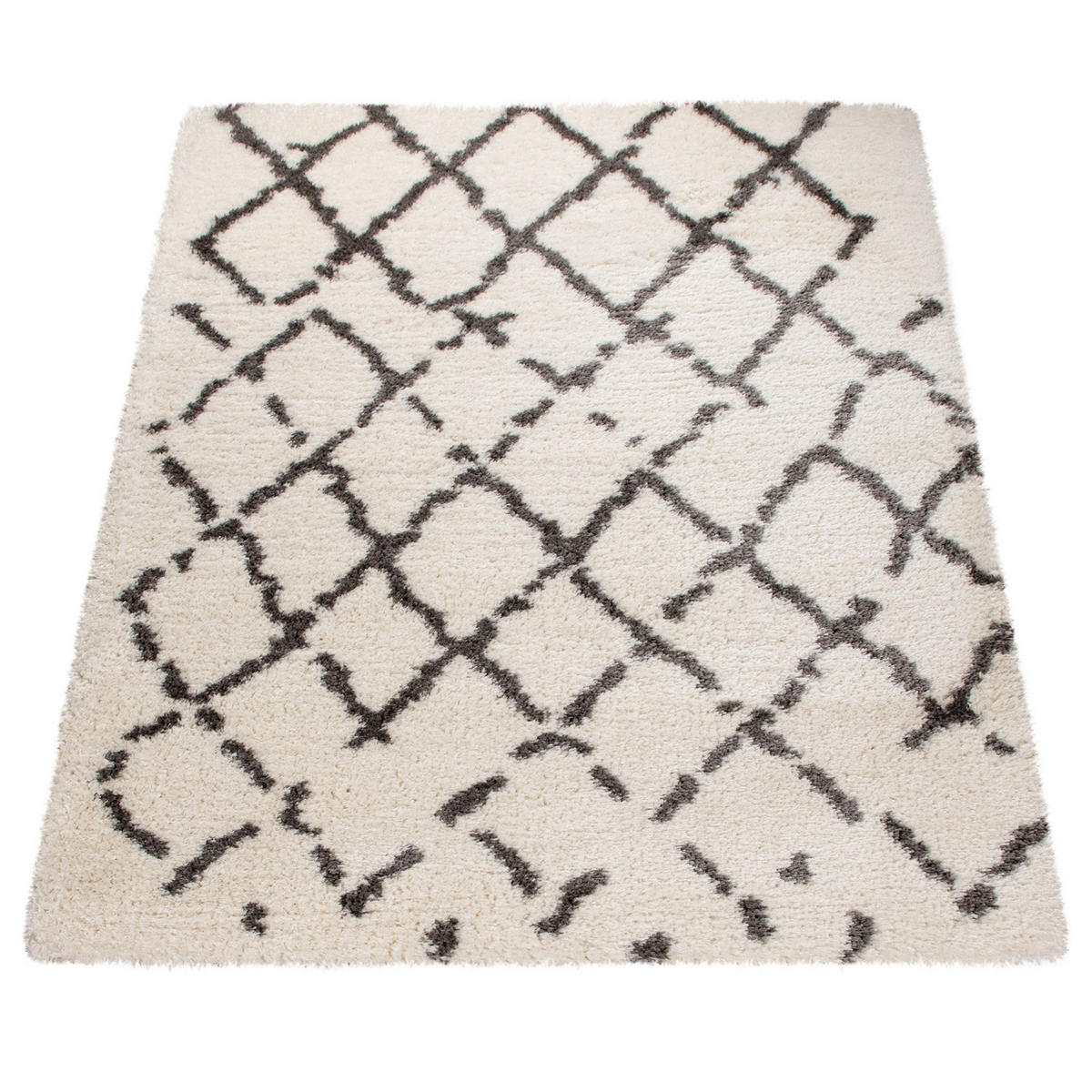 HOCHFLORTEPPICH 160/230 cm Maghreb 653 - Grau, Textil (160/230cm) - Paco Home