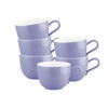 KAFFEETASSEN Liberty Pure Colors Grape Purple 260 ml 6er Set - Lila, Keramik (0.26L) - Seltmann Weiden