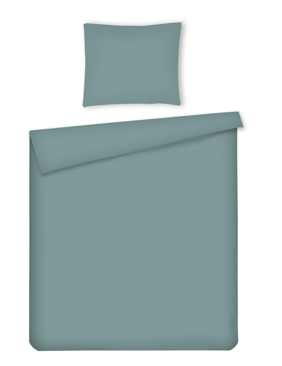 BETTWÄSCHE Micros - Türkis, Textil (140/200cm) - home&you