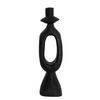 KERZENLEUCHTER Django Schwarz 14/14/50 cm - Schwarz, Holz (14/50/14cm) - Light & Living