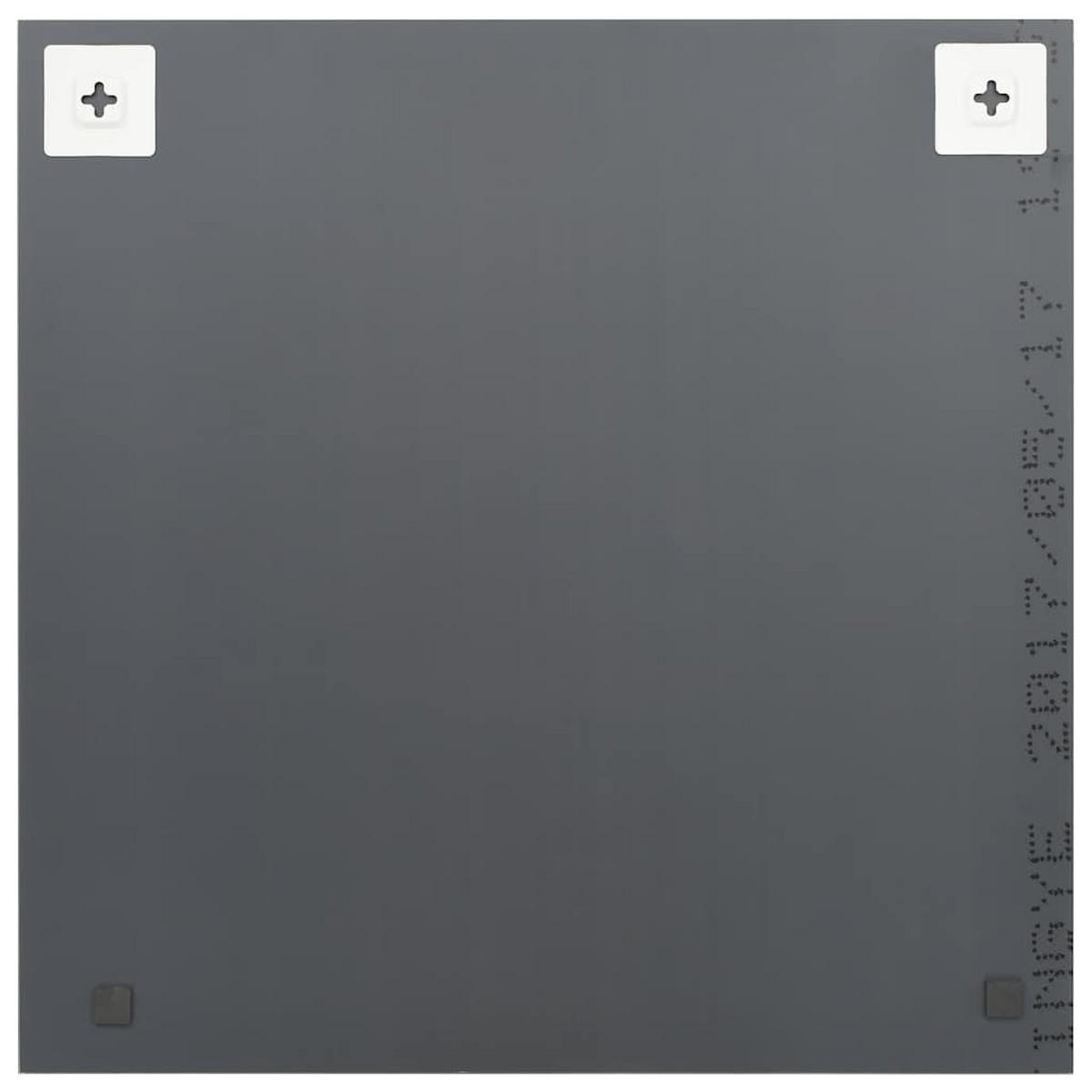 WANDSPIEGEL 50 x 50 cm Quadratisch Glas - Silberfarben, Glas (50/2/50cm) - furnicato