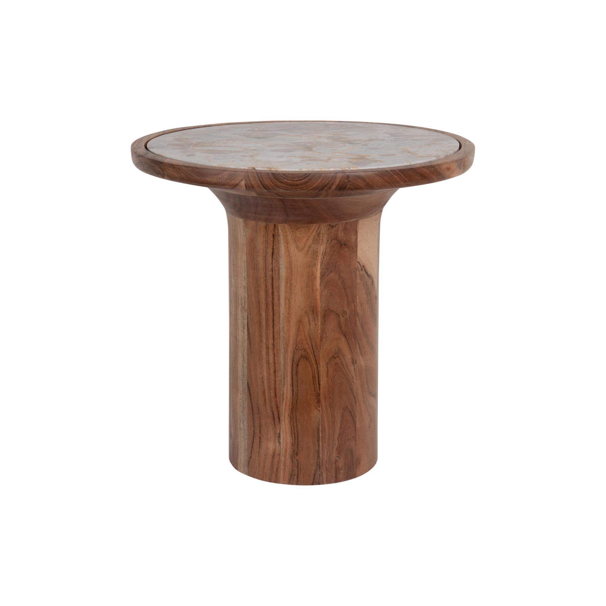 BEISTELLTISCH Tubo High Braun 40/40/40 cm - Braun, Holz (40/40/40cm) - Leitmotiv
