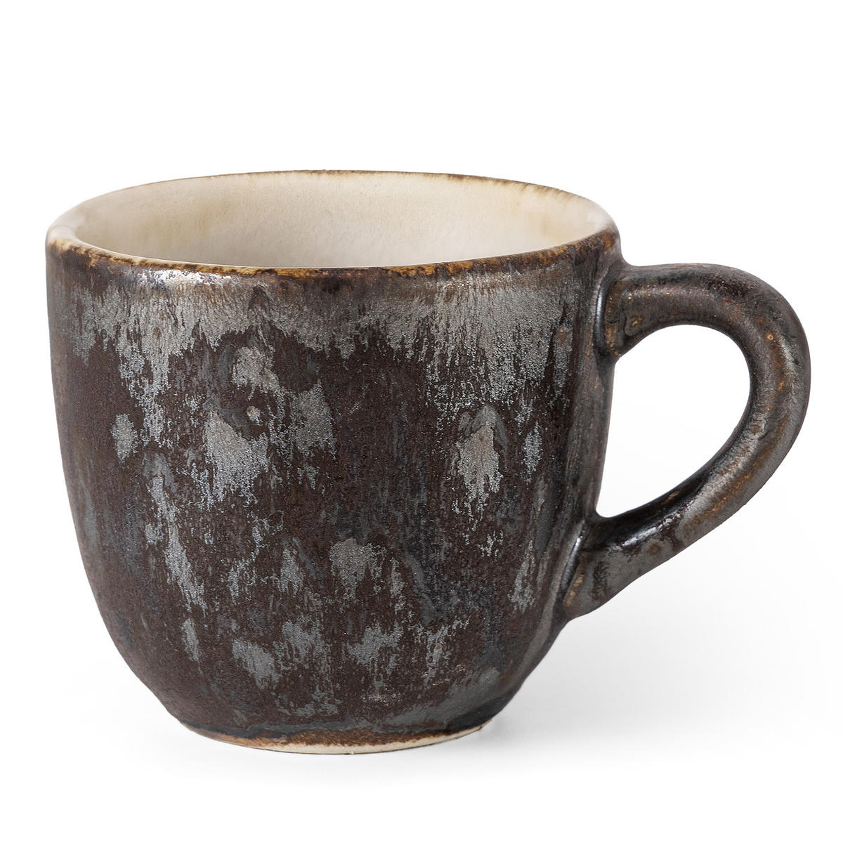 ESPRESSOTASSE PRIMA, mit Untertasse, 12-tlg, Hellbeige - Beige, Keramik (0.08L) - KONSIMO®