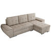 ECKSOFA UMBRIA L Beige Stukture - Beige/Grau, Textil (271/157cm) - MKS