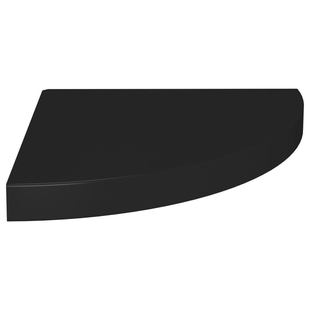 vidaXL Wandboard Schwarz 35x3.8x35 cm