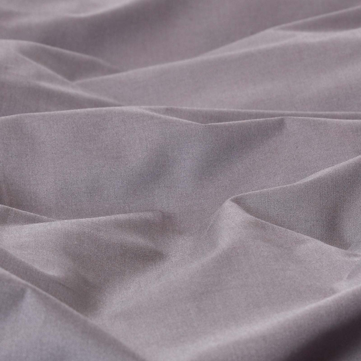 BETTLAKEN ohne Gummizug, Ägyptische Baumwolle, Fadendichte 200 - Dunkelgrau, Textil (178/255cm) - Homescapes