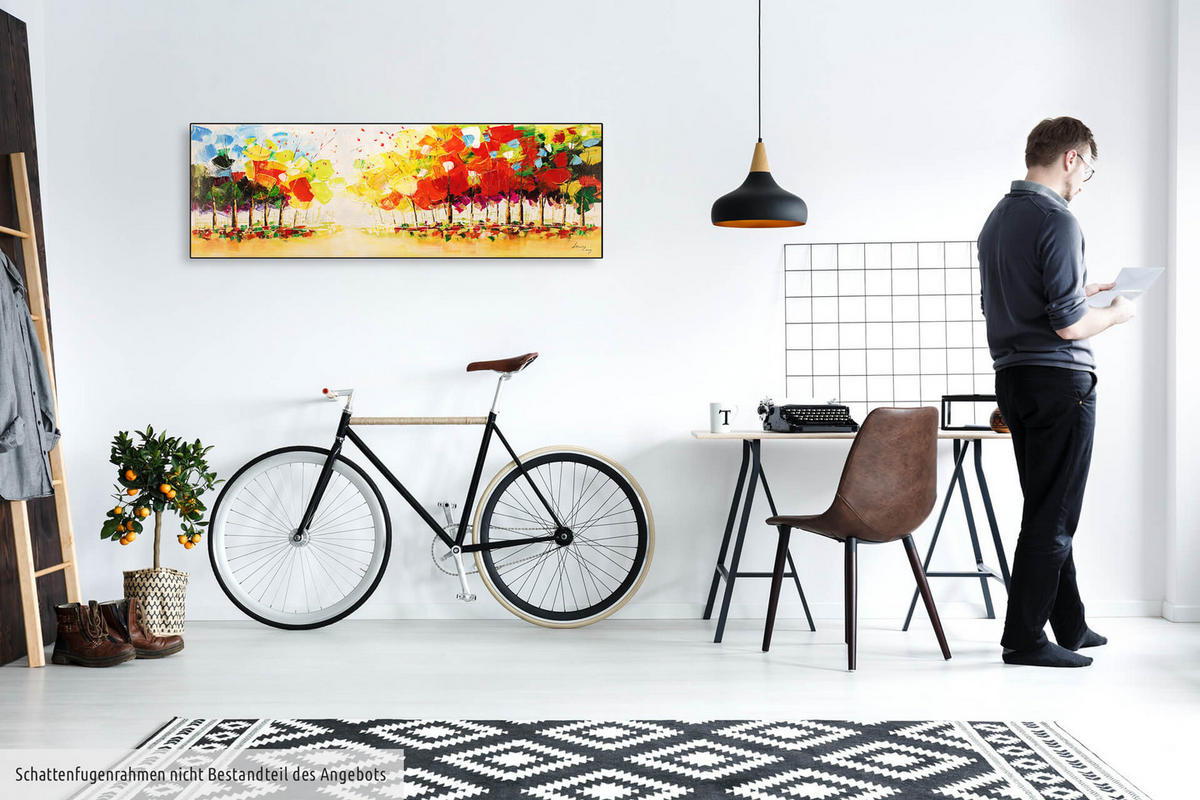 ÖLGEMÄLDE 150/50 cm - Multicolor, Holz/Textil (150/50cm) - KUNSTLOFT