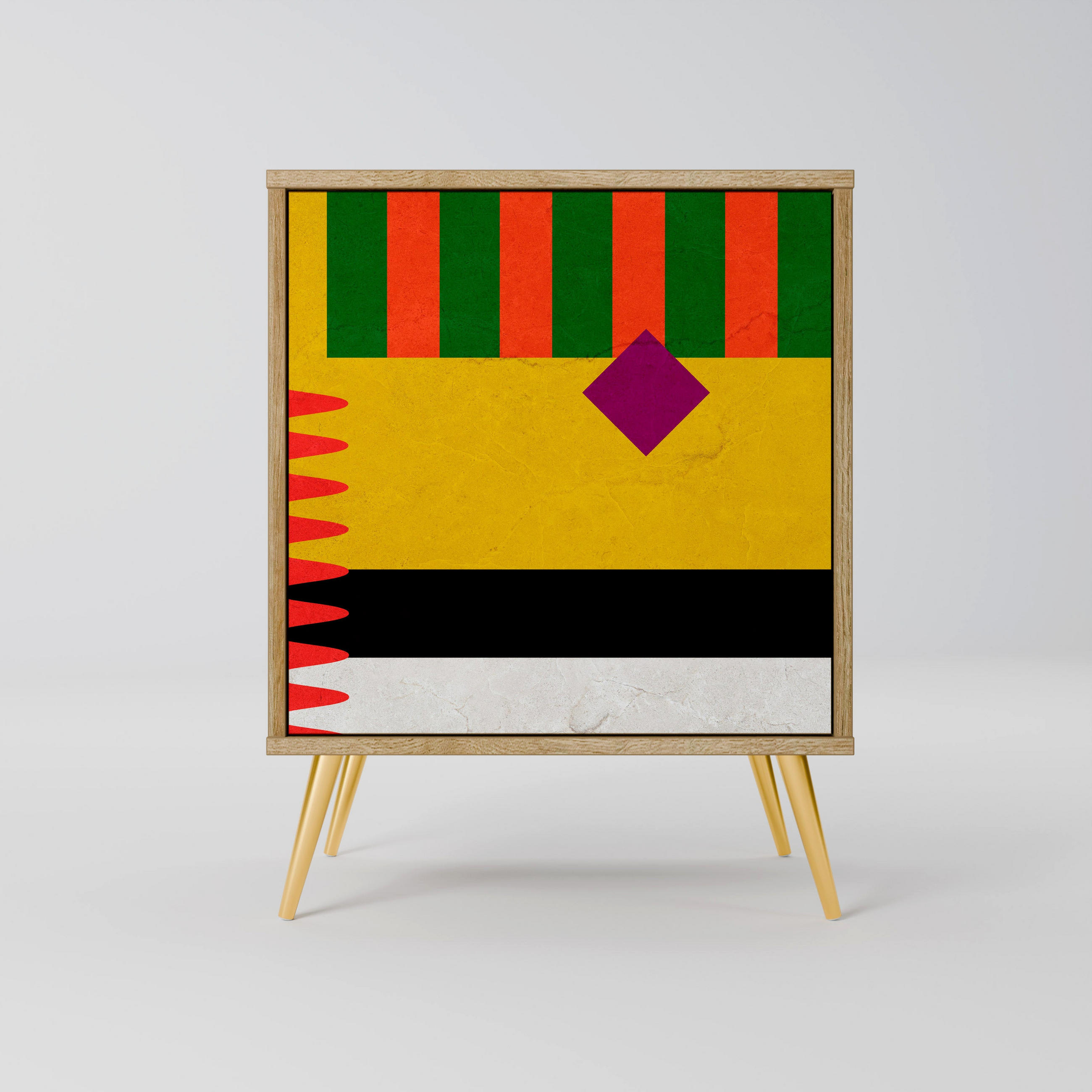 SpaceRebels Sideboard Eiche 57.5x75.5x42 cm