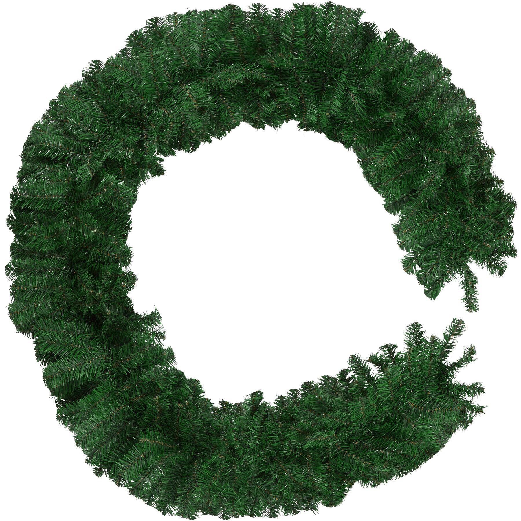 WEIHNACHTSGIRLANDE ,mit Schlaufe zum Aufhängen,grün - Grün, Kunststoff (270cm) - tectake