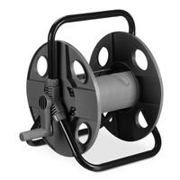 SCHLAUCHTROMMEL - Grau, Kunststoff/Metall (42/38/31cm) - Relaxdays