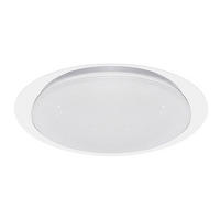LED DECKENLEUCHTE Weiß Kunststoff - Weiß, Metall (46.5/7.5/7.5cm)