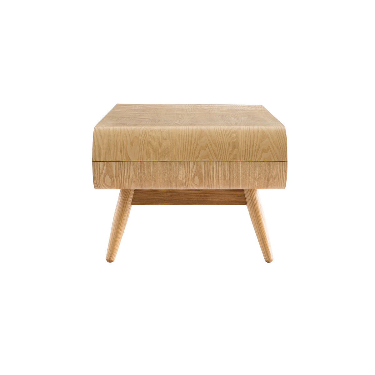 COUCHTISCH Skandinavisch Holz Naturell BALTIK - Naturfarben, Holz (120/59/45cm) - Miliboo