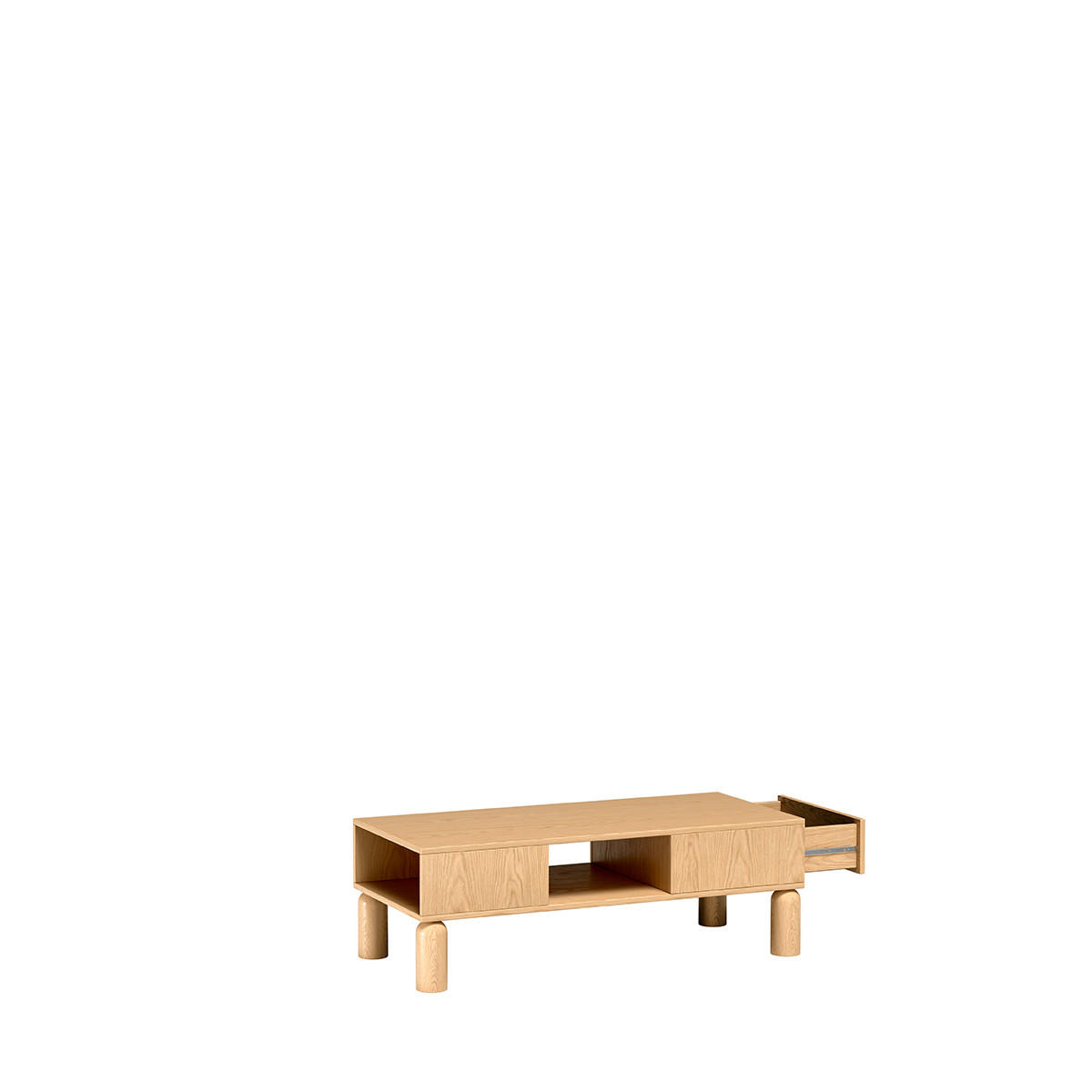 COUCHTISCH Sanden SN-7 Eichefarben - Eichefarben, Holzwerkstoff (50/110/368cm)