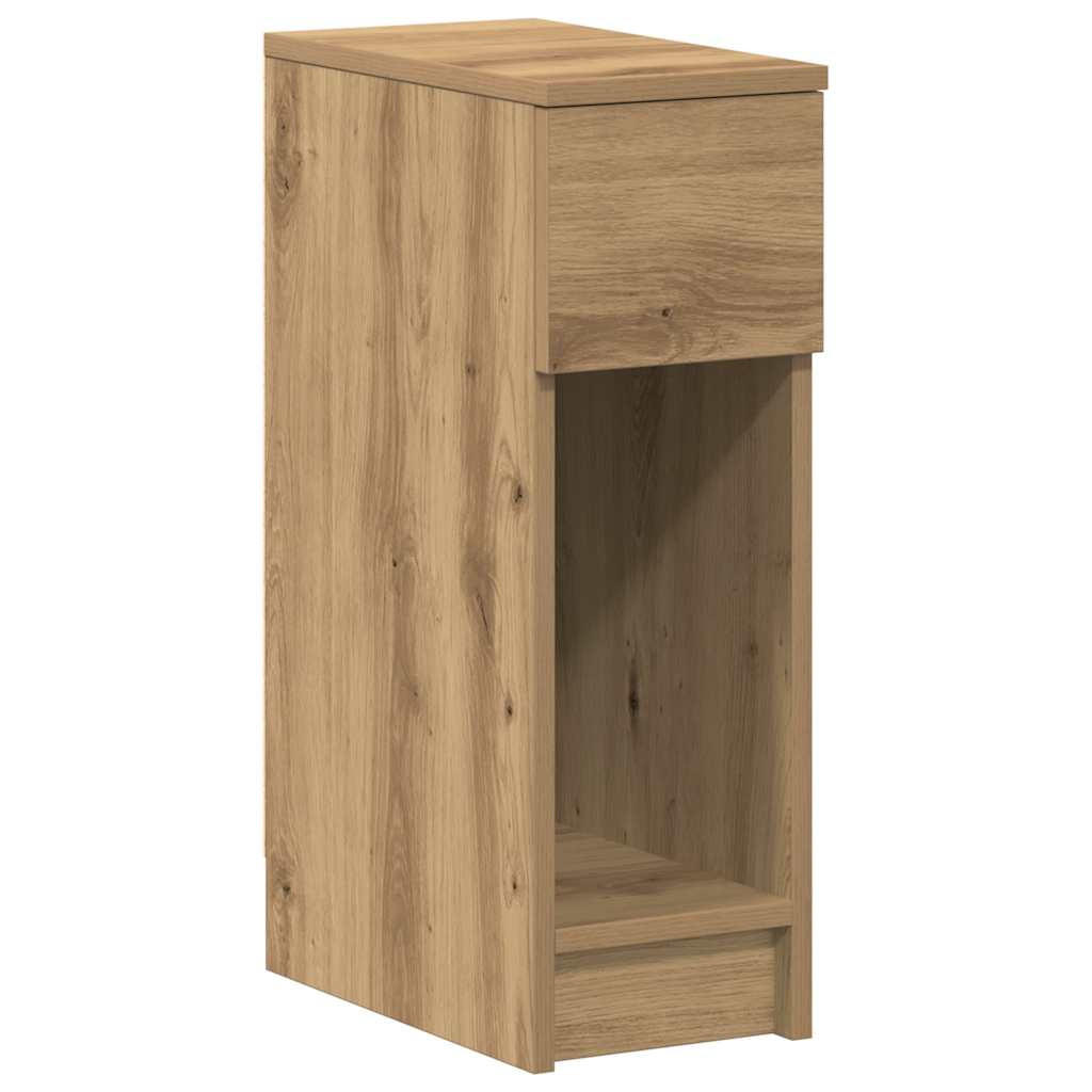 vidaXL Nachttisch Eiche Artisan 20x60x36 cm