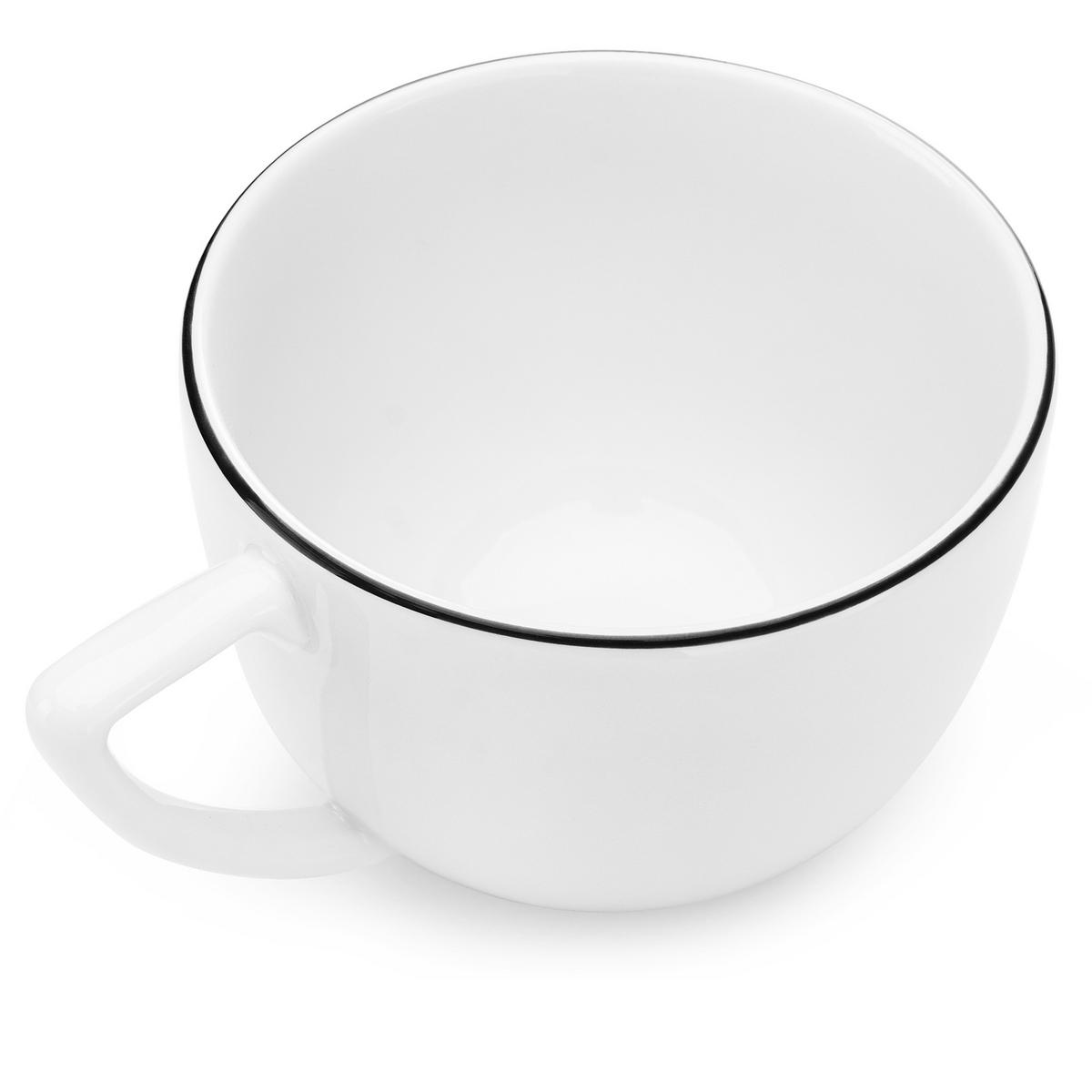 KAFFEESERVICE CARLINA 6-Personen 18-tlg - Weiß, Keramik (19/2/19cm) - KONSIMO®