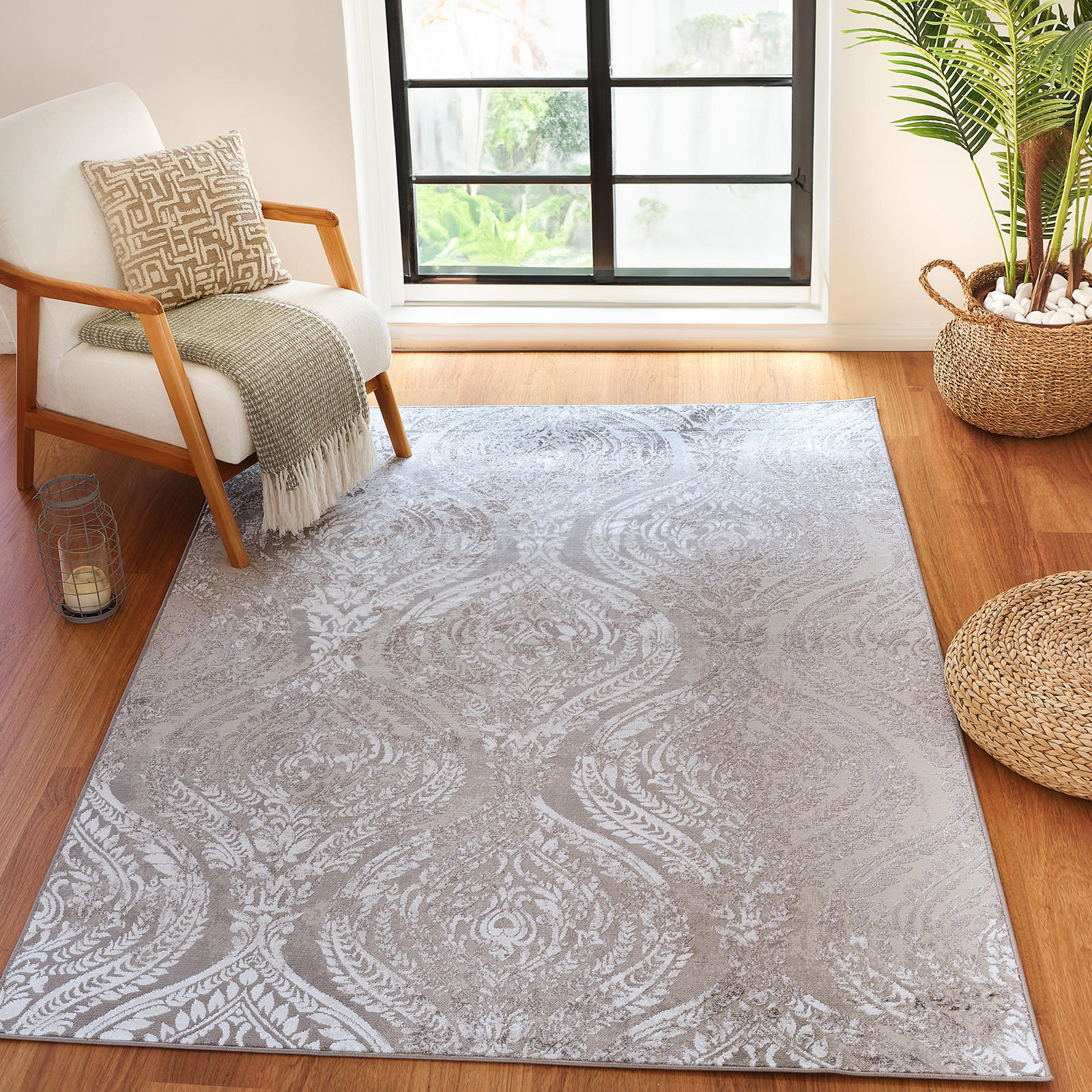 VINTAGE-TEPPICH 120x170 cm Beige - Beige, Naturmaterialien/Textil (120/170cm) - LIVABLISS