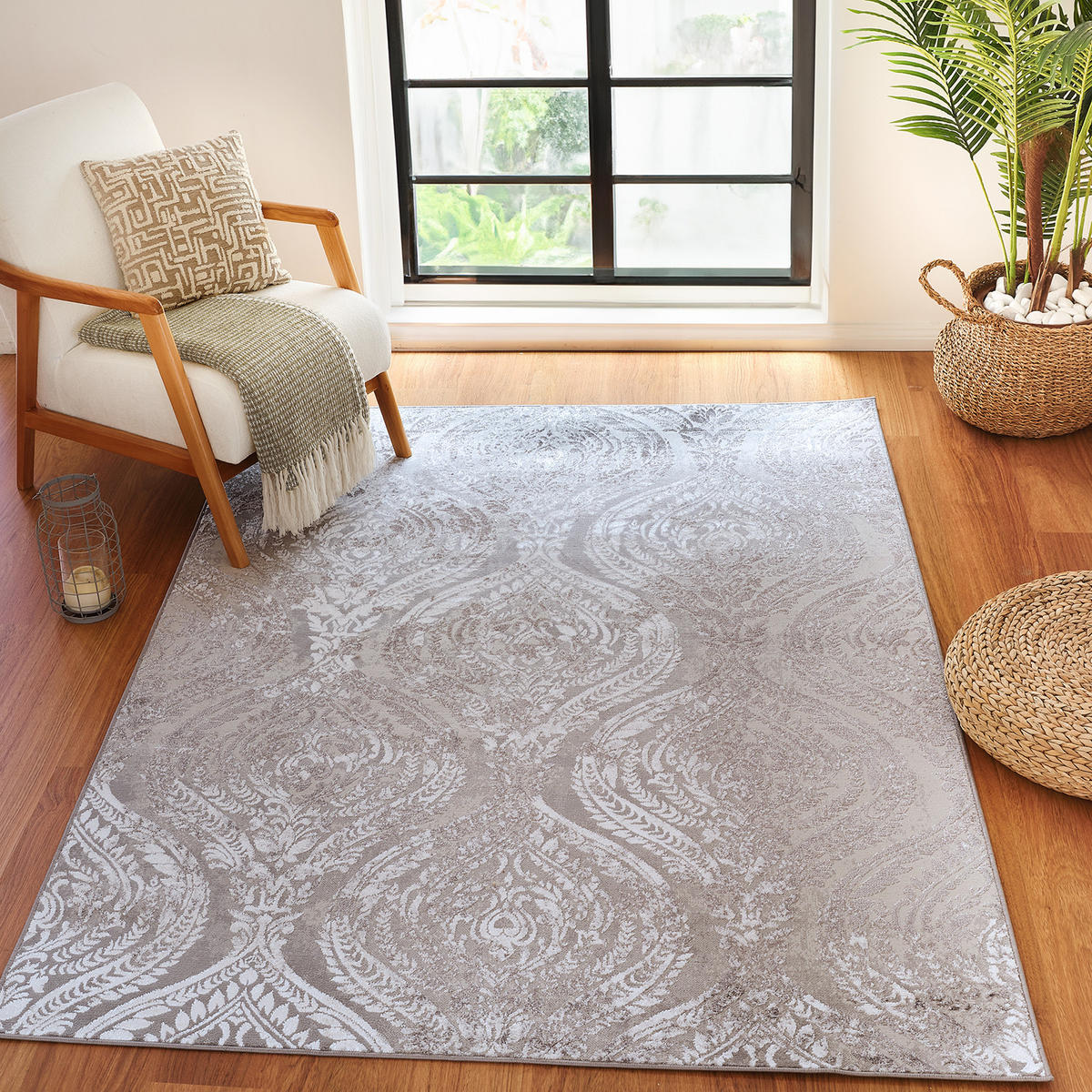 VINTAGE-TEPPICH 120x170 cm Beige - Beige, Naturmaterialien/Textil (120/170cm) - LIVABLISS