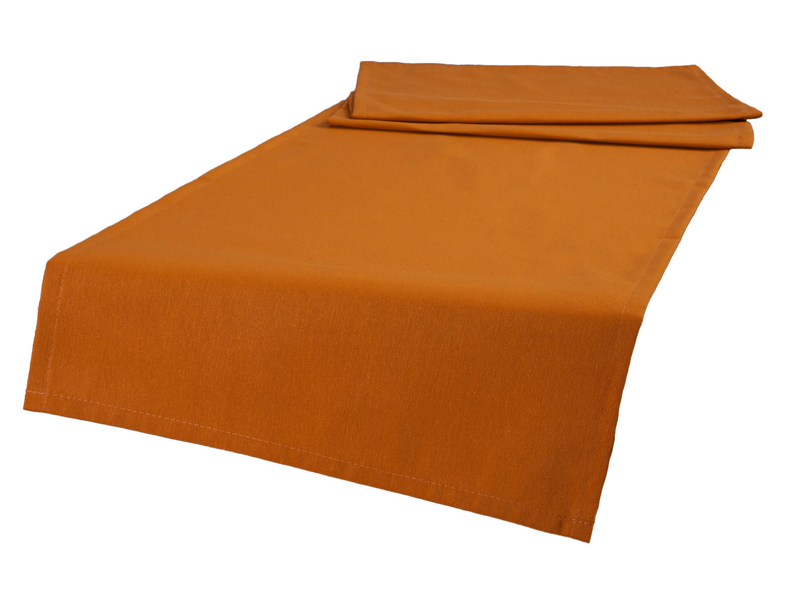 XL-TISCHLÄUFER Wunschton sanddorn-orange 40/220 cm - Orange, Textil (40/220cm) - beties Heimtextil