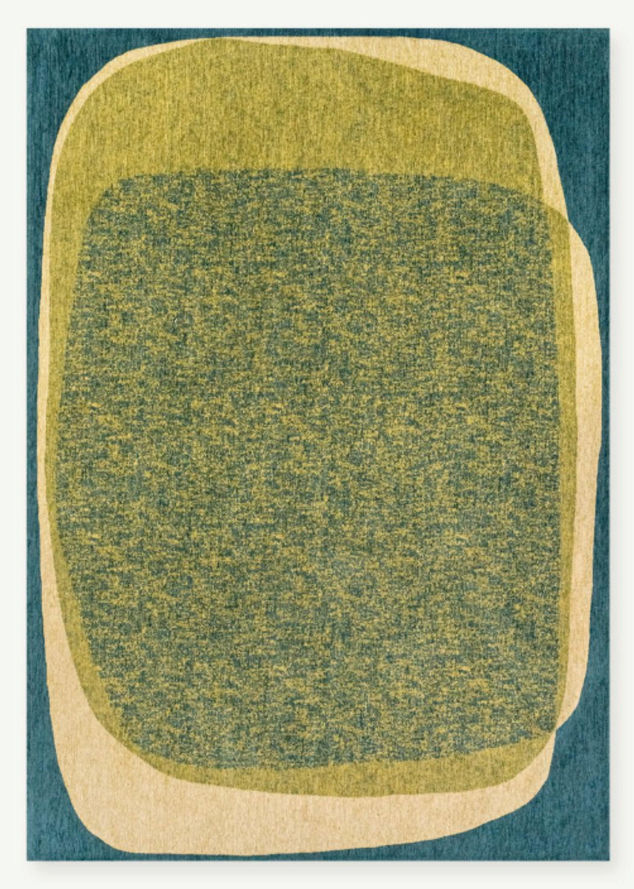 TEPPICH modern Flachgewebe AGATE Grün 240 x 340 cm - Grün, Textil (240/340cm) - Novatrend