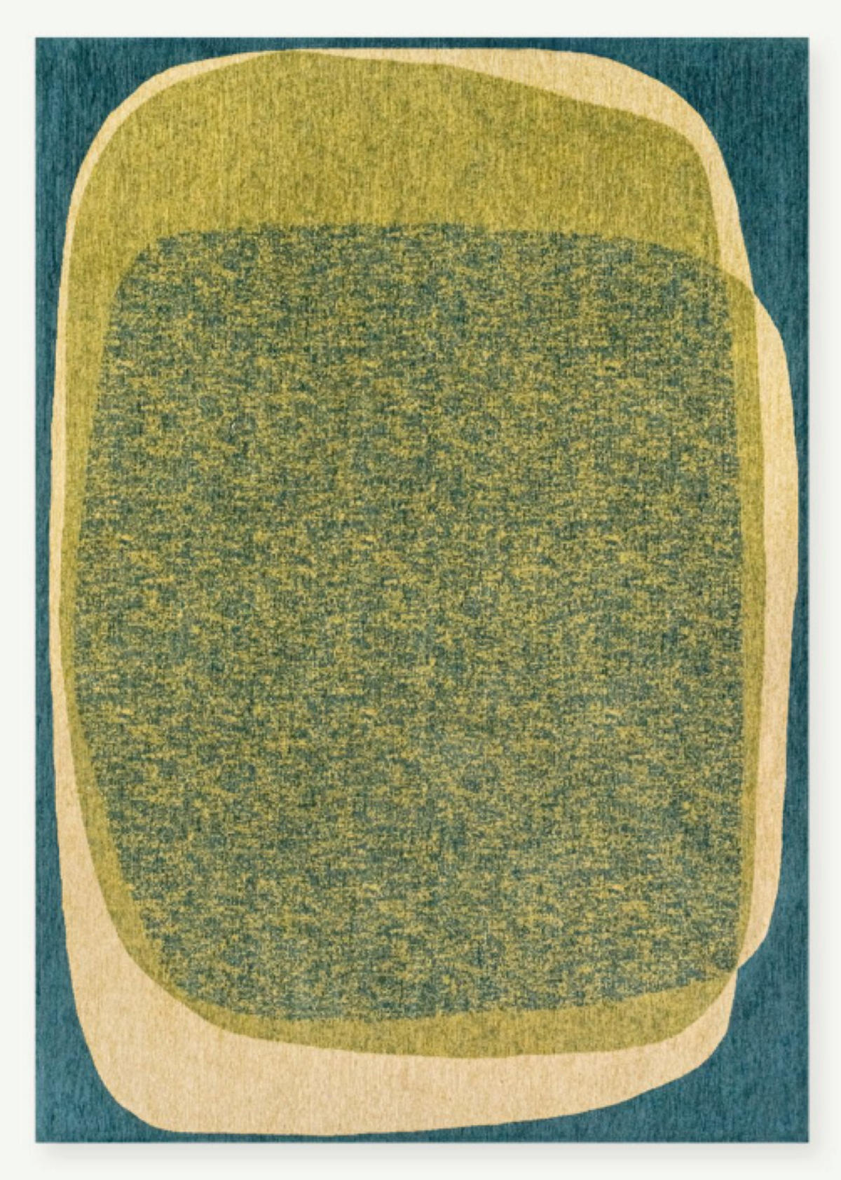 TEPPICH modern Flachgewebe AGATE Grün 240 x 340 cm - Grün, Textil (240/340cm) - Novatrend