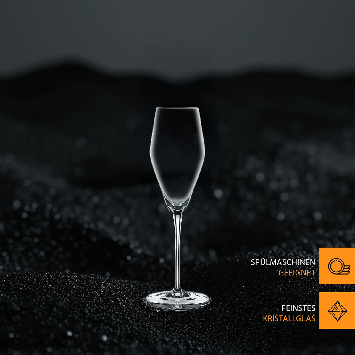 CHAMPAGNERGLÄSER ViNova transparent 280 ml 4er Set - Transparent, Glas (0.28L) - Nachtmann