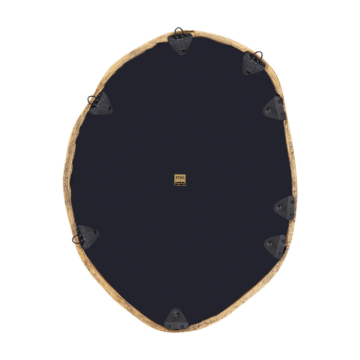 SPIEGEL Paislie Gold 56/3/72cm - Goldfarben, Glas (3/72/56cm) - PTMD Collection