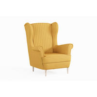 OHRENSESSEL - Sessel Comfy - Gelb - Gelb, Holzwerkstoff (83/103/95cm) - Möblo
