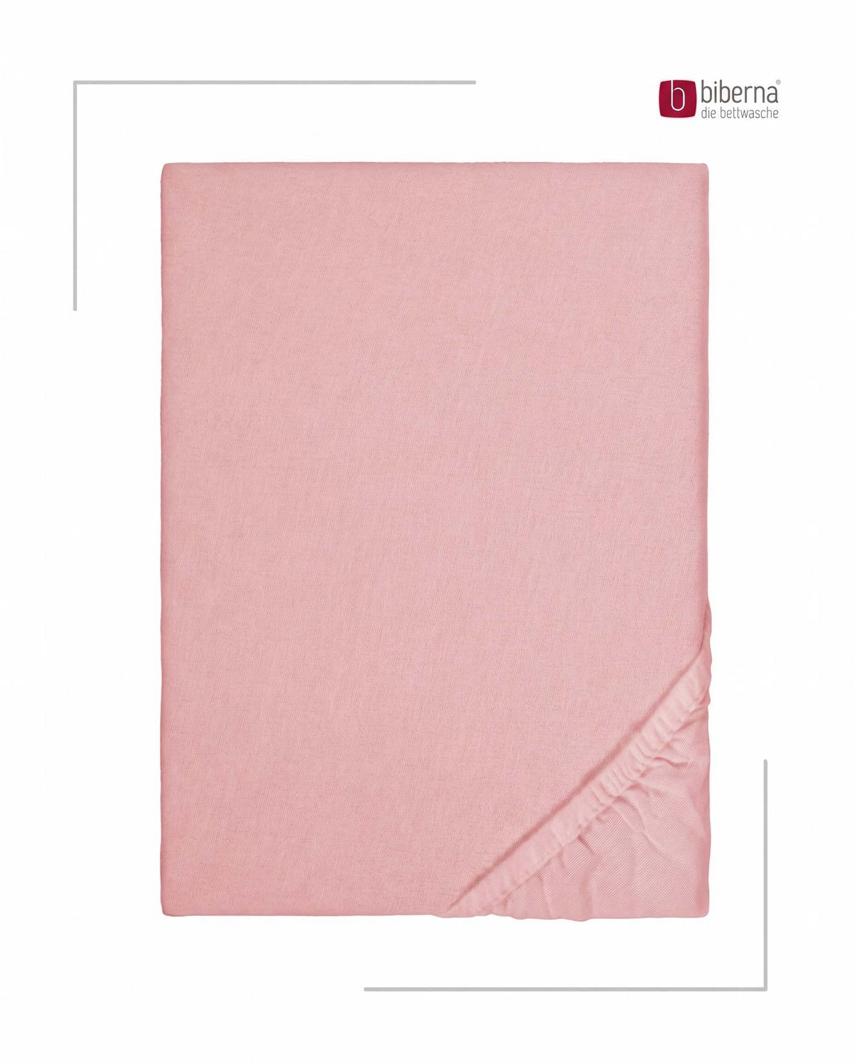 SPANNBETTTUCH Premium Biber altrosa, 180x200 cm - 200x200 cm - Altrosa, Textil (200/200cm) - biberna