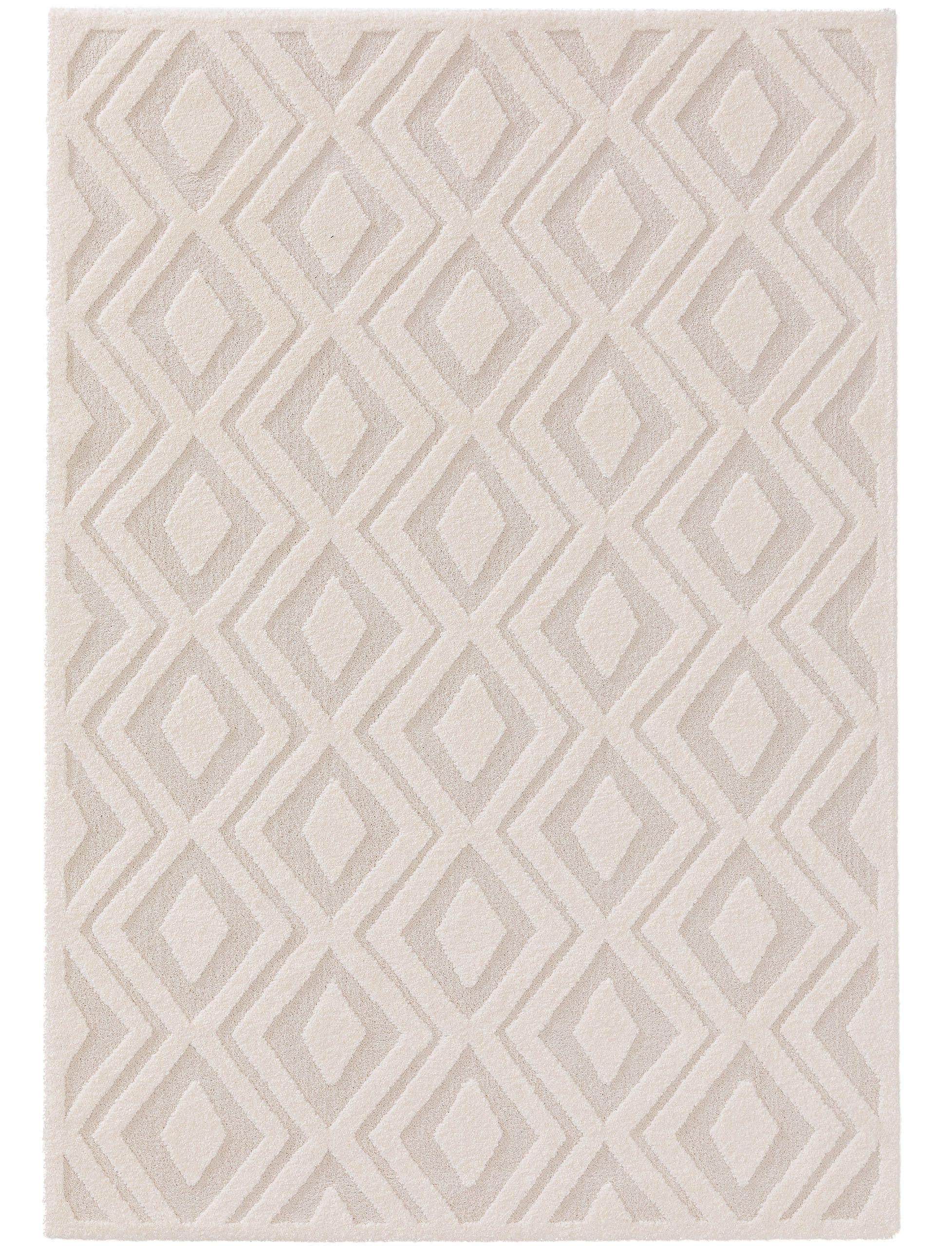 TEPPICH Eve Cream/Beige 140x200 cm - Creme, Textil (140/200cm) - benuta Nest