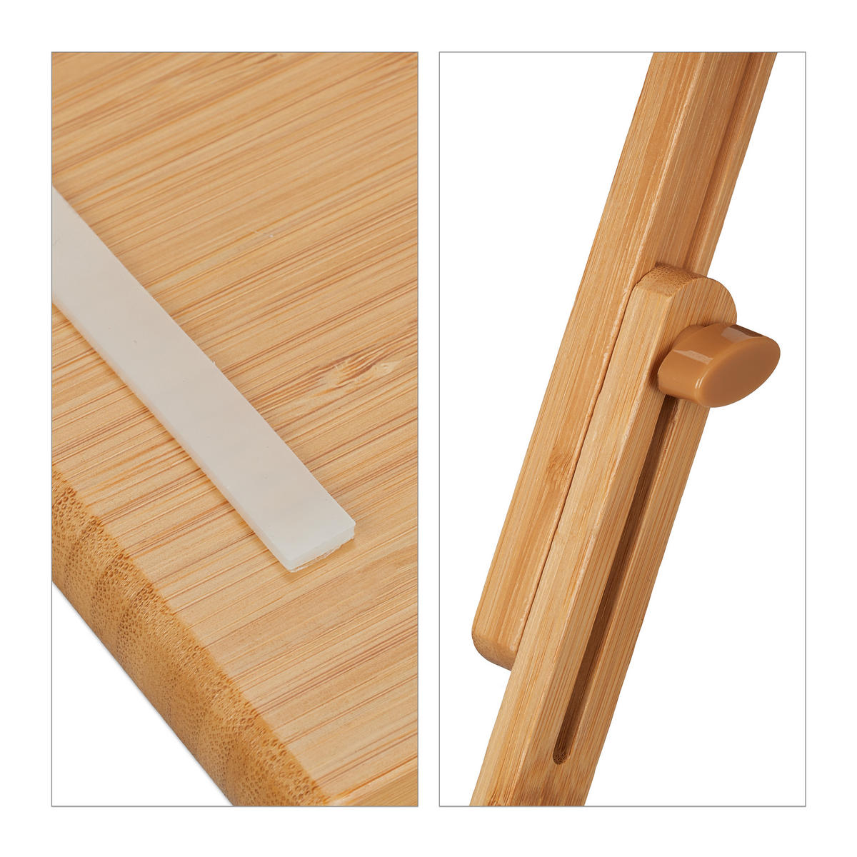 BADEWANNENABLAGE - Hellbraun, Holz (70/24.5/15.5cm) - Relaxdays