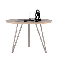 COUCHTISCH RIO mit goldener Kante – Kaschmir - Kaschmir, Holzwerkstoff (67/67/45cm) - Idohome