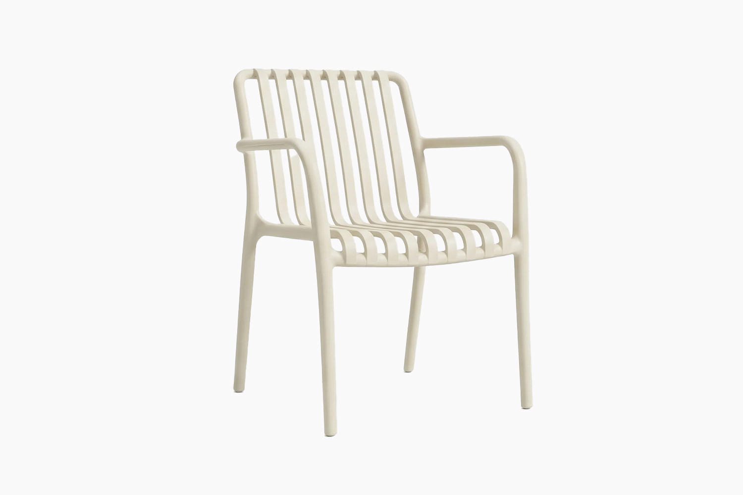 GARTENSTUHL MIAVA Cremeweiß Kunststoff Stapelbar - Creme, Kunststoff (56/81/57cm) - KAWOLA