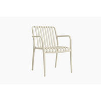 GARTENSTUHL MIAVA Cremeweiß Kunststoff Stapelbar - Creme, Kunststoff (56/81/57cm) - KAWOLA