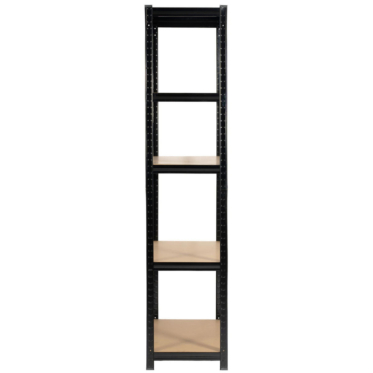SCHWERLASTREGAL Schwarz 90x40x180 cm - Schwarz, Metall (90/180/40cm) - Akord