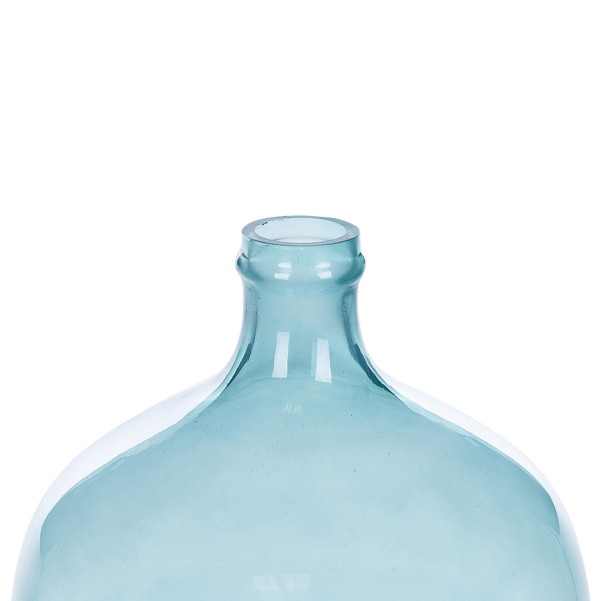 DEKOVASE Glas blau Roti - Hellblau, Glas (39cm) - Beliani