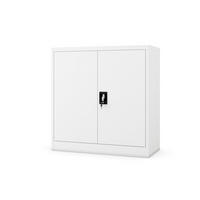 METALLSCHRANK BEATA - Weiß, Metall (90/93/40cm) - Jan Nowak