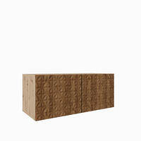 TV-SCHRANK Cali 100 cm, zweitürig, artisan, catania - Eiche Artisan/Braun, Kunststoff (100/40/41cm) - Margaret Hadas24