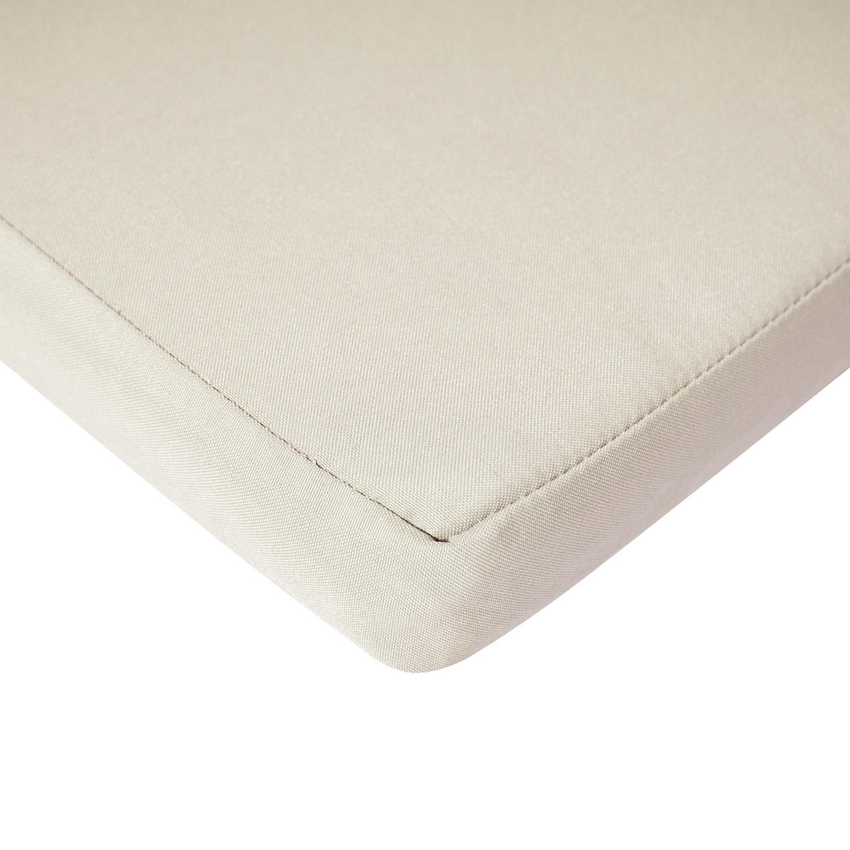 GARTENSTUHL 2er-Set Dunkelbraun/Taupe Amantea Premium - Taupe/Dunkelbraun, Holz (54/105/69cm) - Beliani